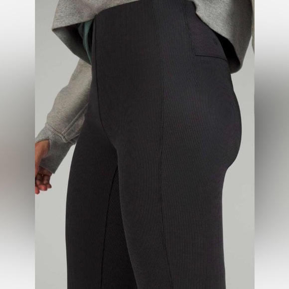 Lululemon - Softstreme Ribbed Zip Flare Pant - Picture 3 of 15